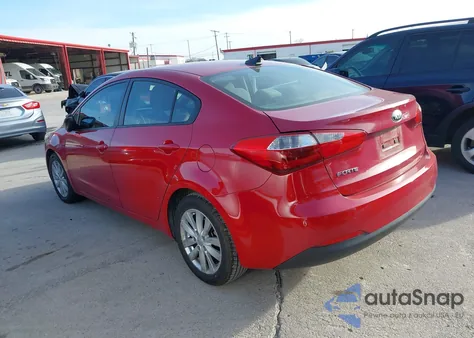 2014 Kia Forte Lx z USA, uszkodzony, nr VIN KNAFX4A63E5098464